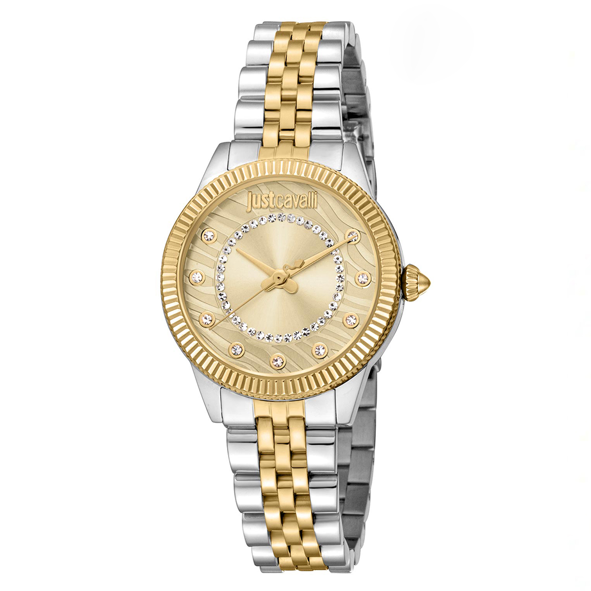 MONTRE JUST CAVALI FEMME SIMPLE ACIER